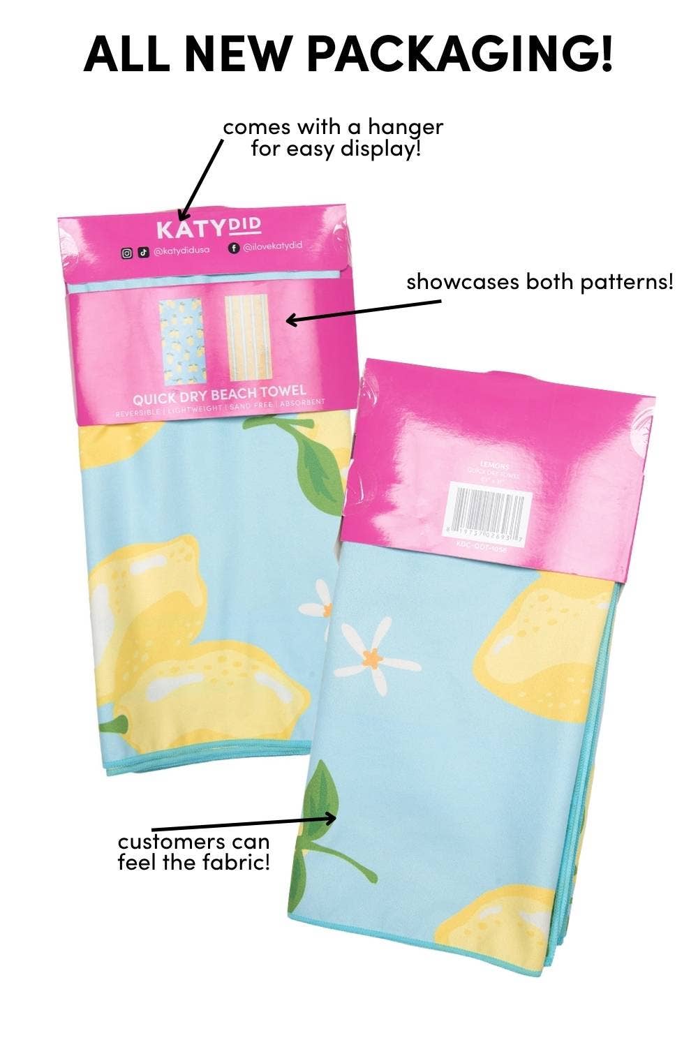 Lobster Wholesale Quick Dry Reversible Pool Towel: Pink - Paper & Vine Book Bar
