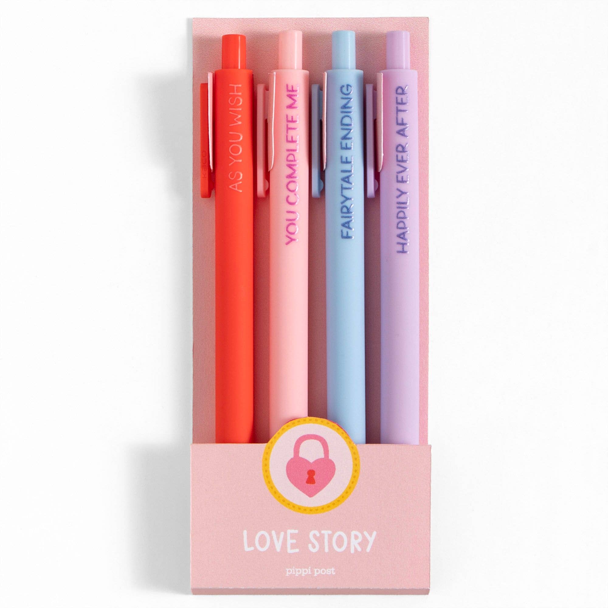 Love Story Pen Set - Paper & Vine Book Bar