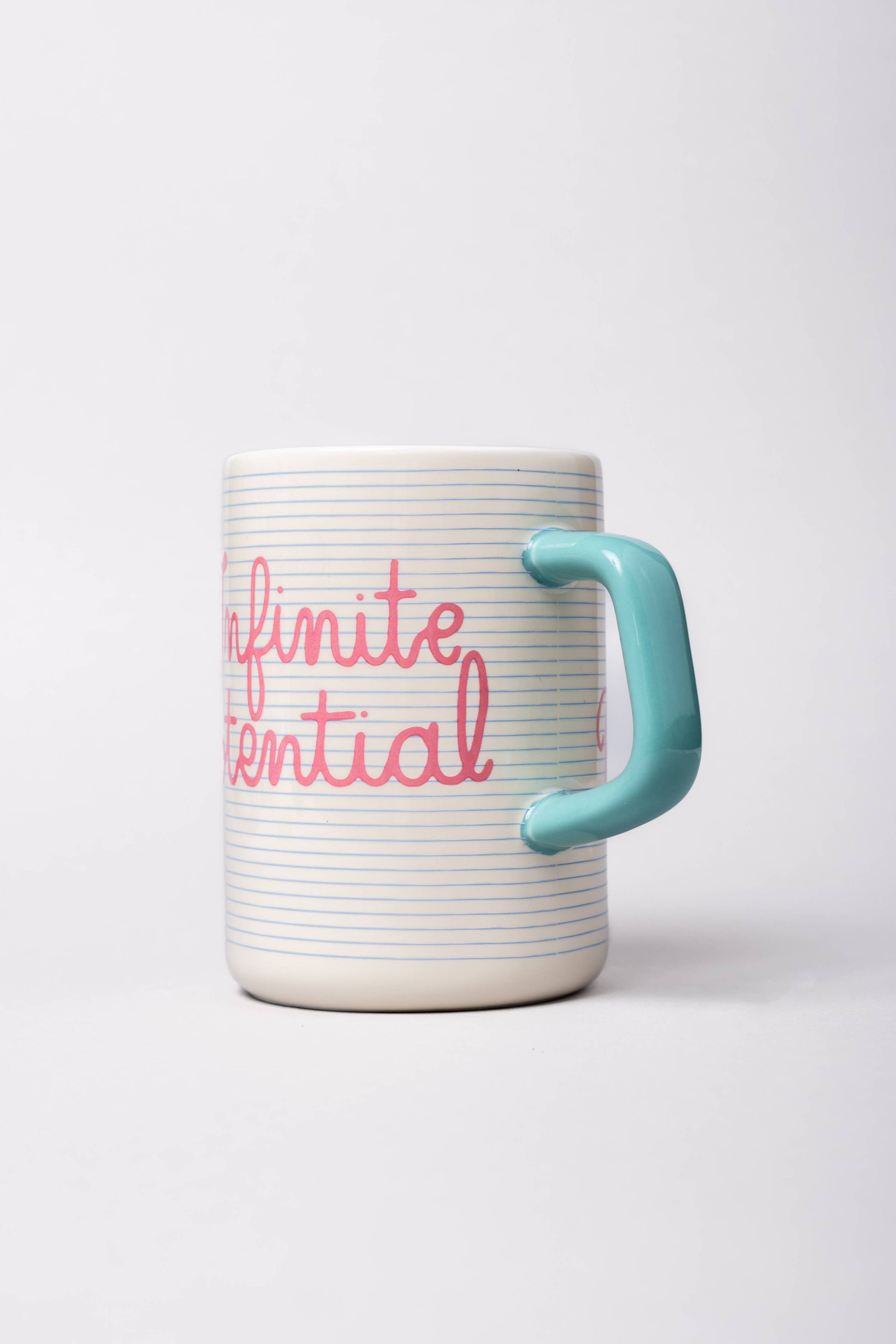 Ceramic Mug, Infinite Potential - durable coffee or tea mug with inspirational design for everyday use