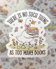 No Such Thing as Too Many Books