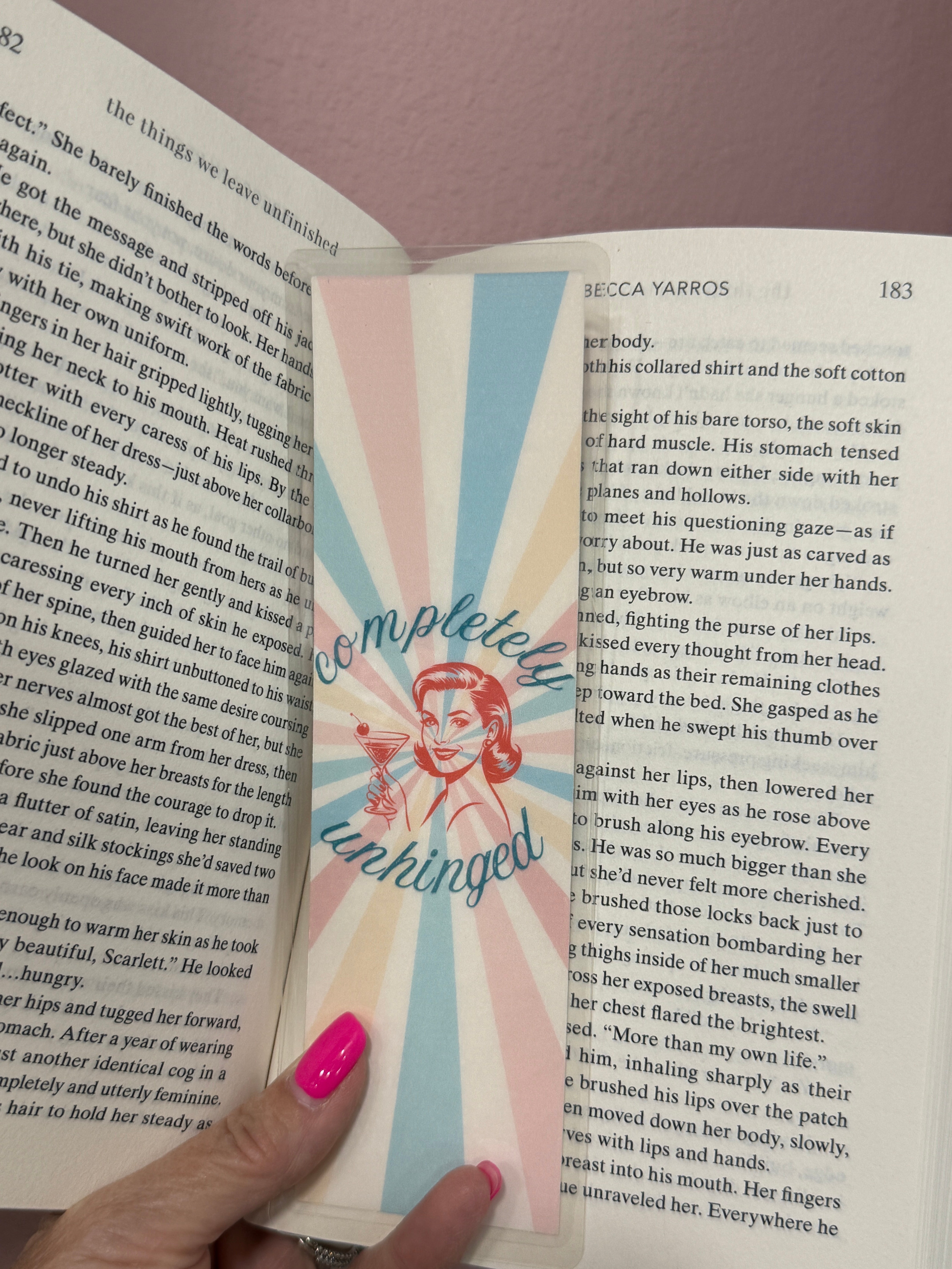 Completely Unhinged Bookmark