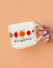 All The Fall Things Mug - Cream