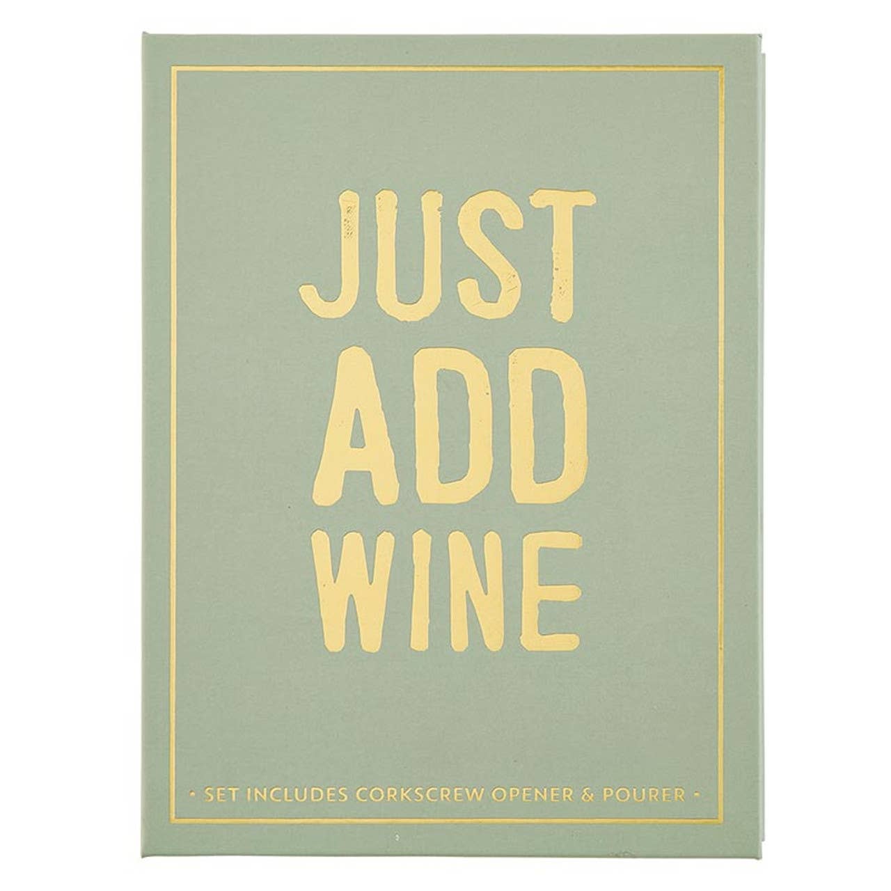 "Just Add Wine" Wine Serving Set