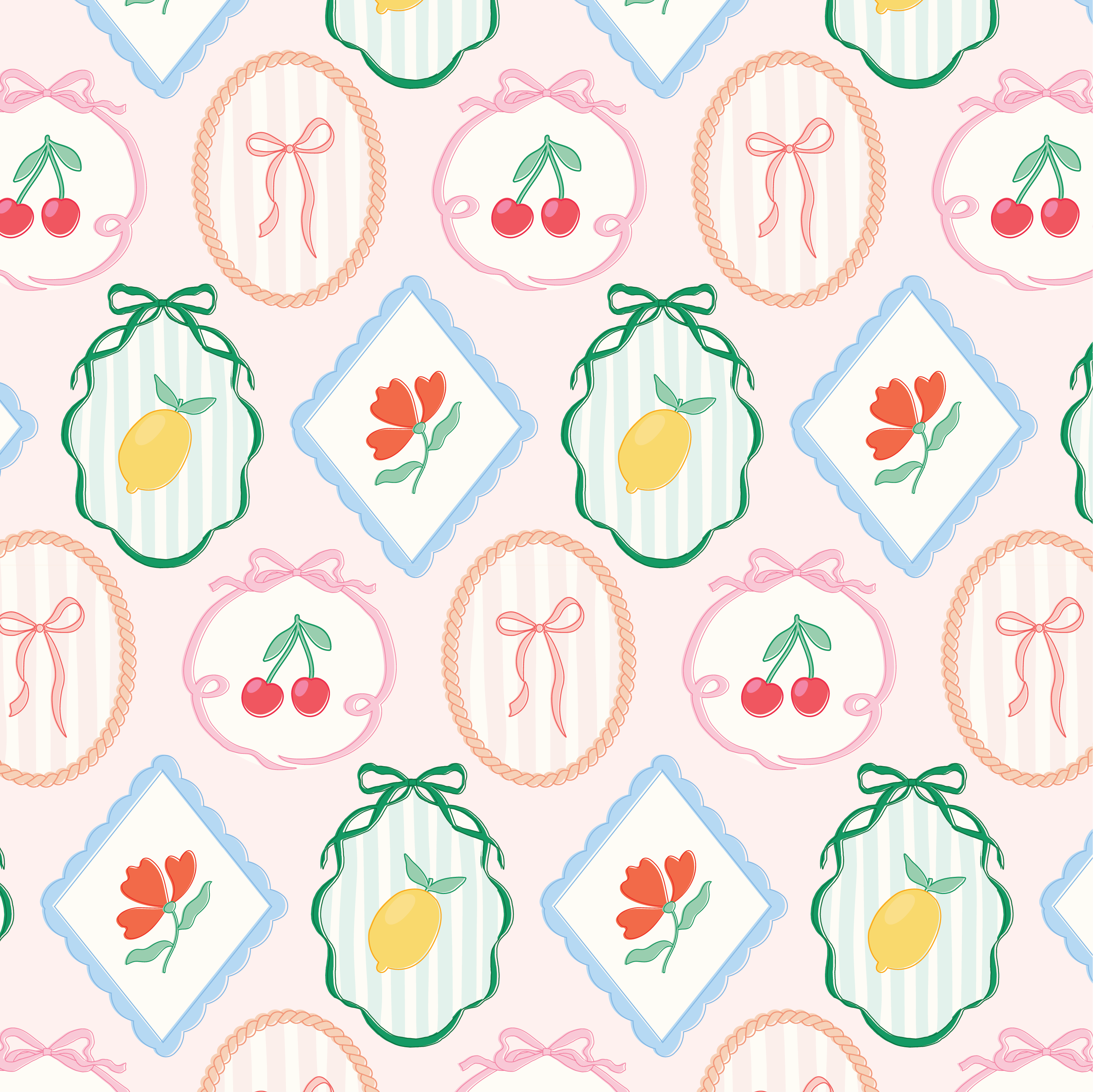 Fruit Cocktail Wrapping Paper