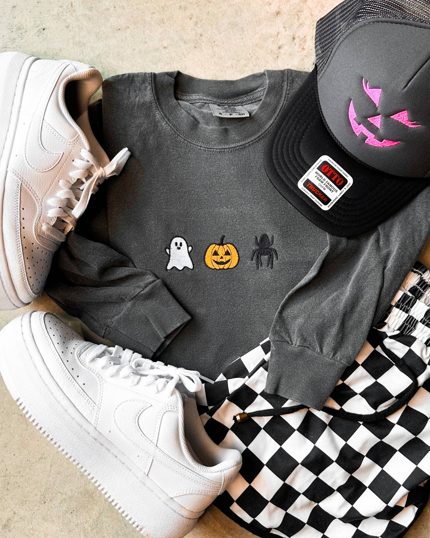 Halloween Icons Long Sleeve Tee