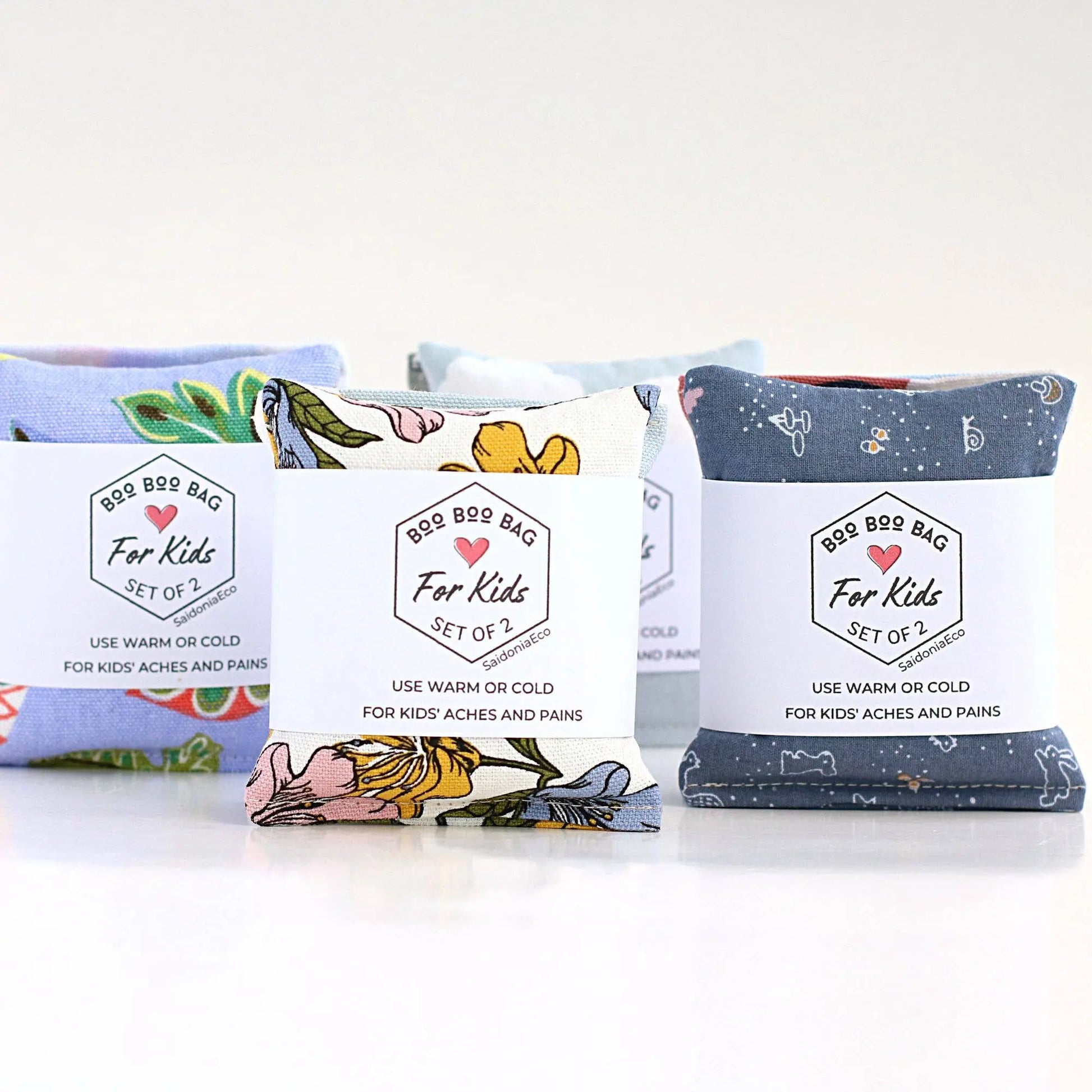 Boo Boo Bag for Kids - kid-friendly portable first aid bag with kid-safe supplies and cute design