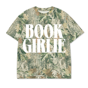 Book Girlie Vintage Camo Women's Graphic T-shirt - Paper & Vine Book Bar