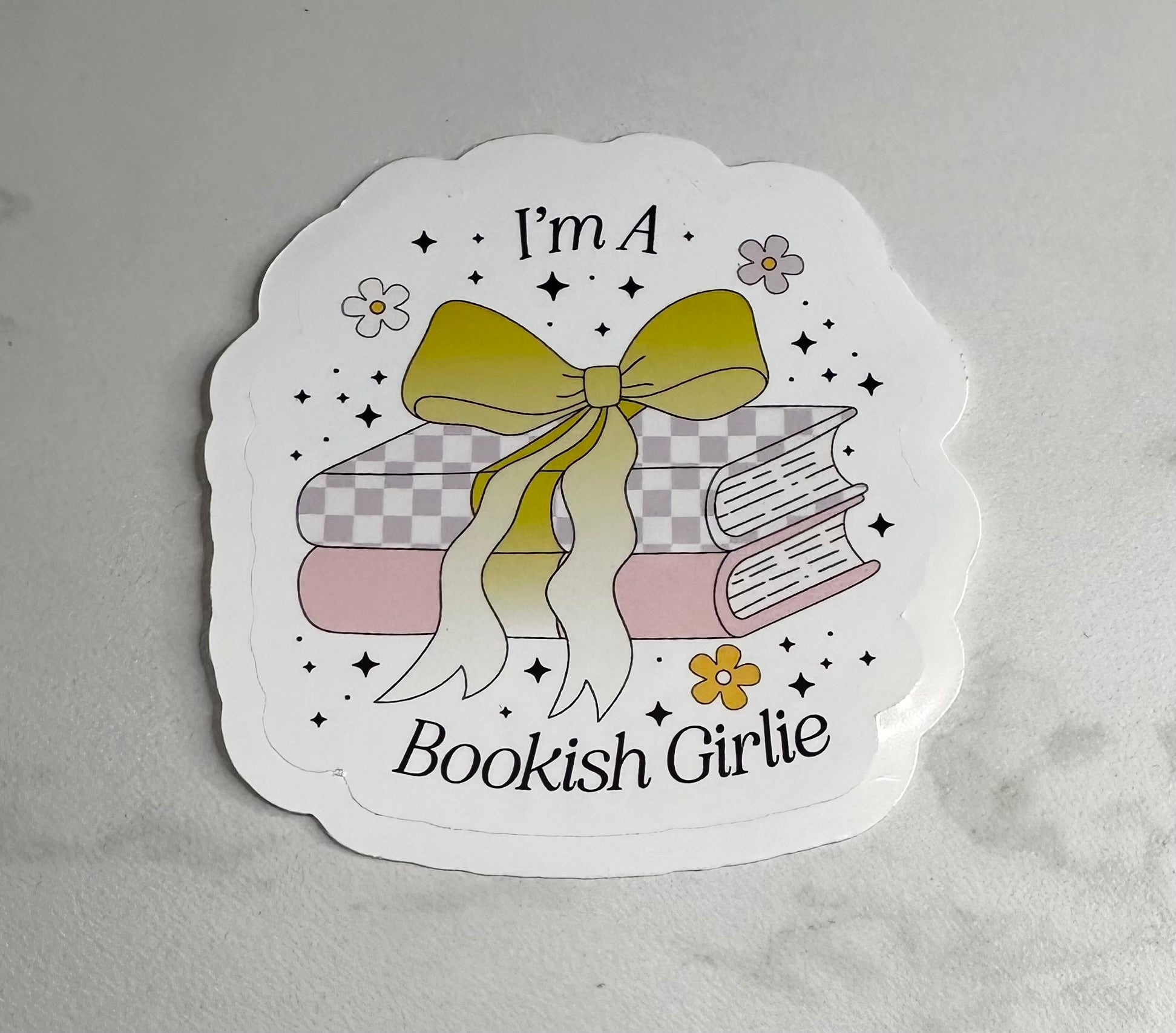I’m a bookish Girlie sticker