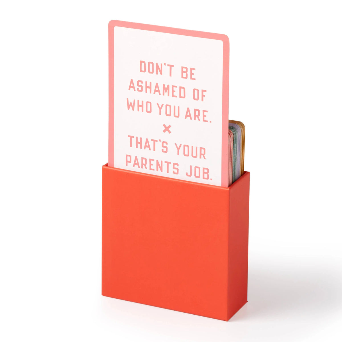 Emergency Affirmations For Exceptionally Stupid Days Card Deck, colorful motivational quotes, self-care gift idea