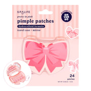 Pretty in Pink Hydrocolloid Pimple Patches (Travel Case + Mirror) - Paper & Vine Book Bar