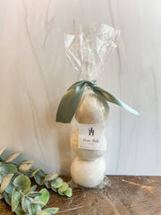 Eco-friendly Set/3 Wool Dryer Balls in natural white for energy-saving laundry care