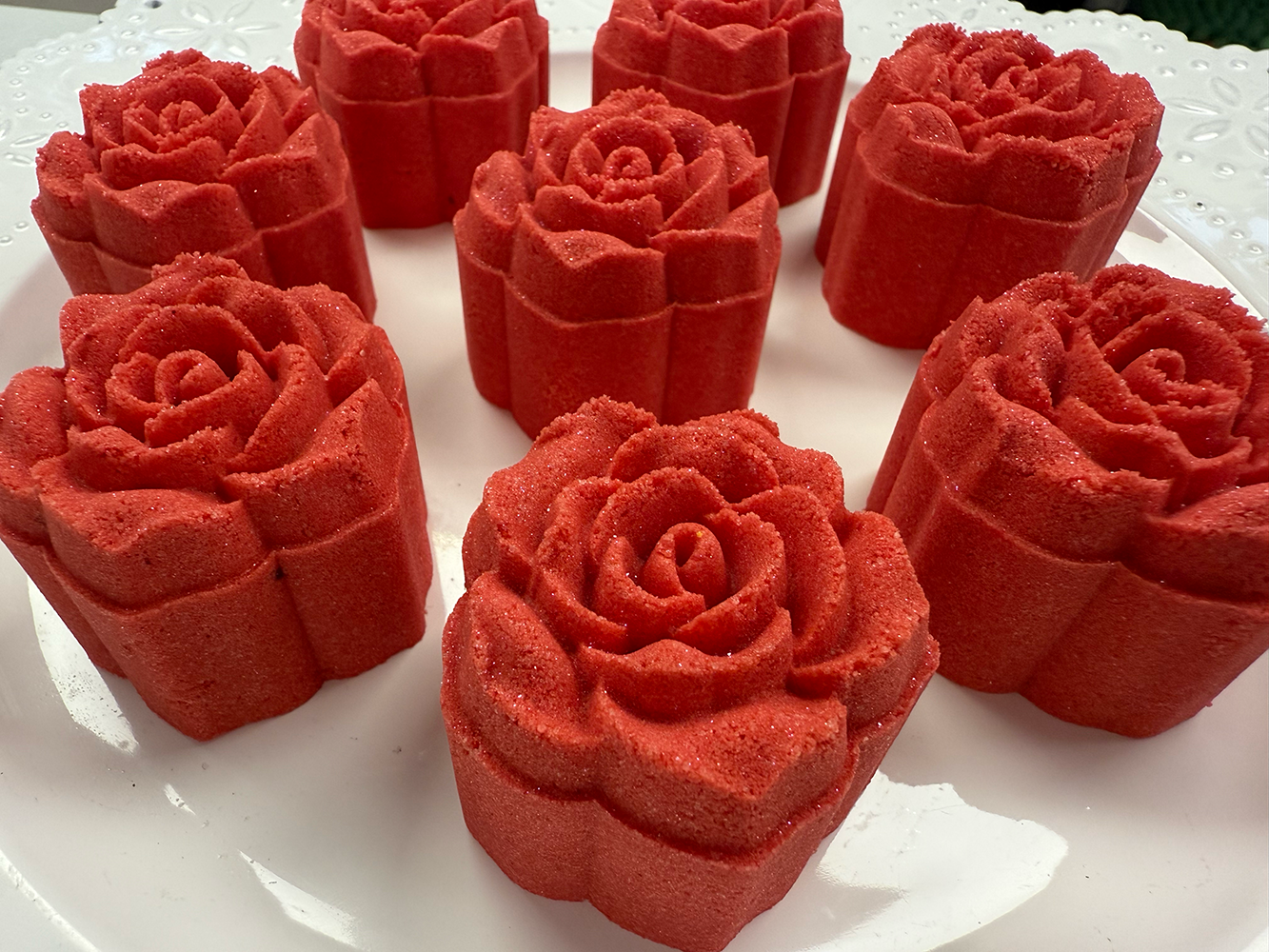 Rose Mini Bath Bomb - Paper & Vine Book Bar