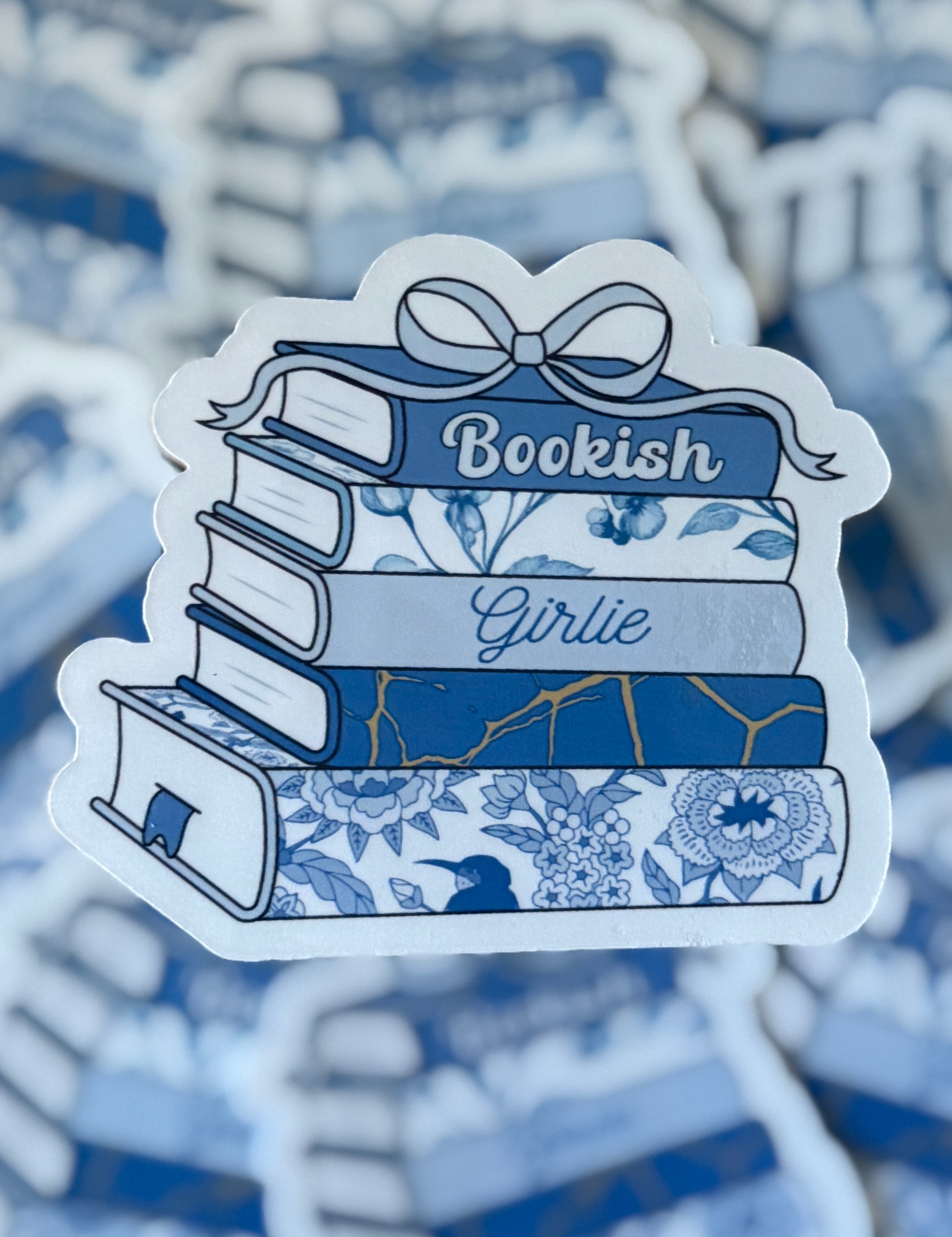 Bookish Girlie Sticker Paper & Vine Book Bar