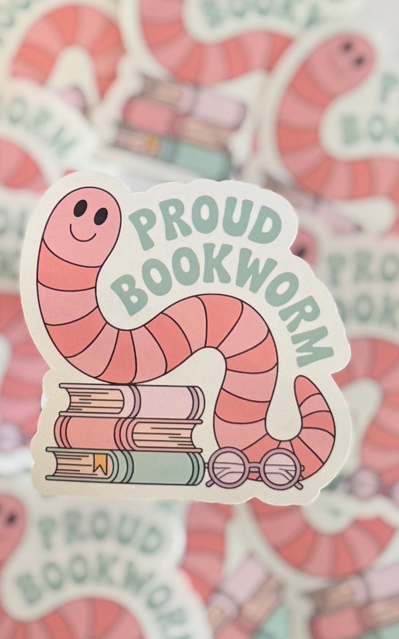 Proud Bookworm Sticker