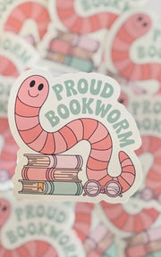 Proud Bookworm Sticker