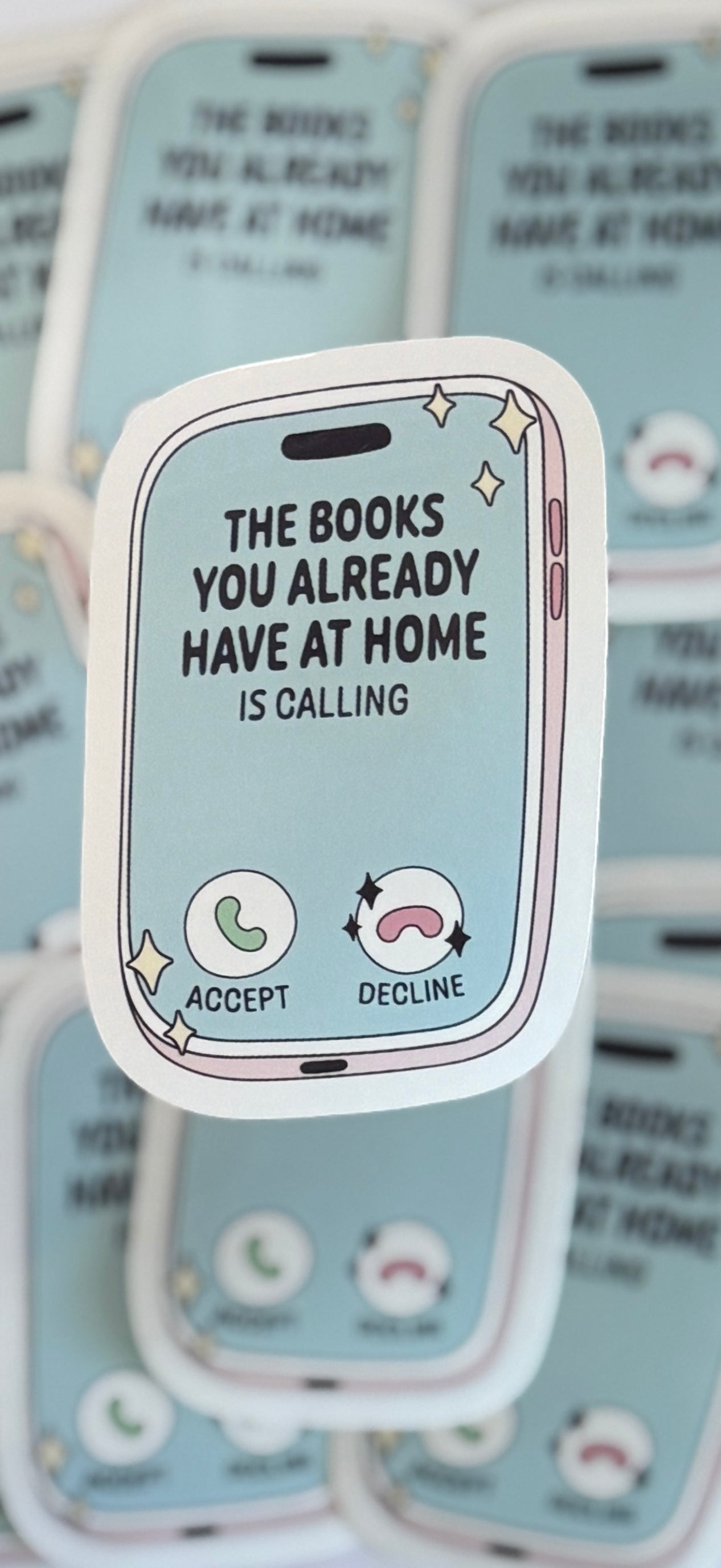 The Books You Already Have At Home Sticker