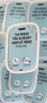 The Books You Already Have At Home Sticker
