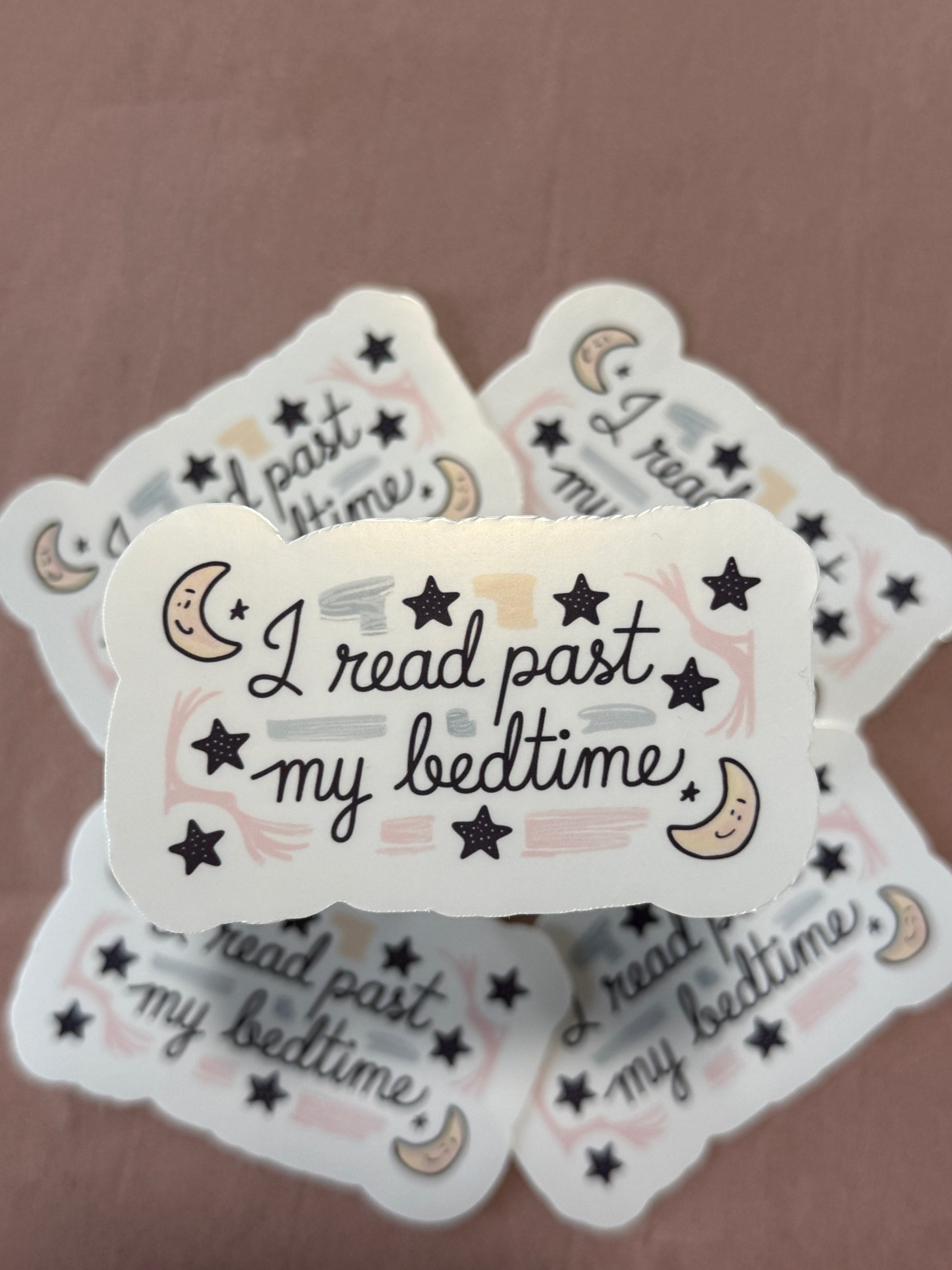 I Read Past My Bedtime Sticker - Paper & Vine Book Bar