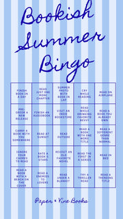 Bookish Summer Bingo Card - Free Printable