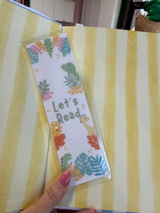 Let’s Read Dinosaur Bookmark - Paper & Vine Book Bar