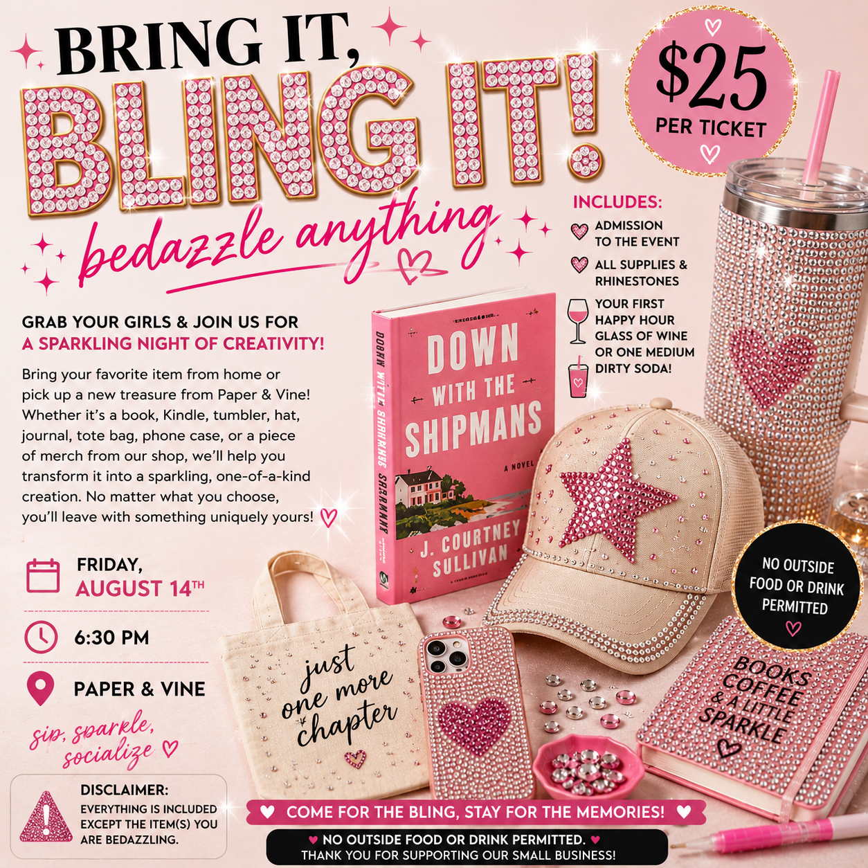 Bring it, Bling It: Bedazzle Anything Event
