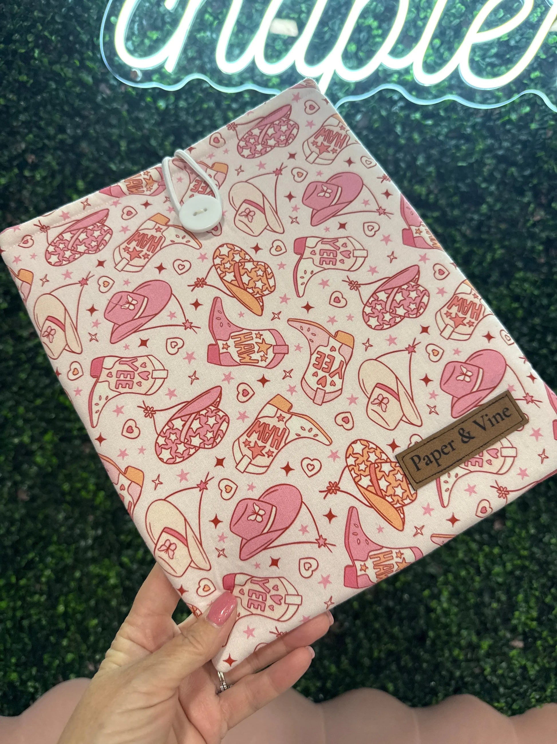 Book Sleeve (Large) - Paper & Vine Book Bar
