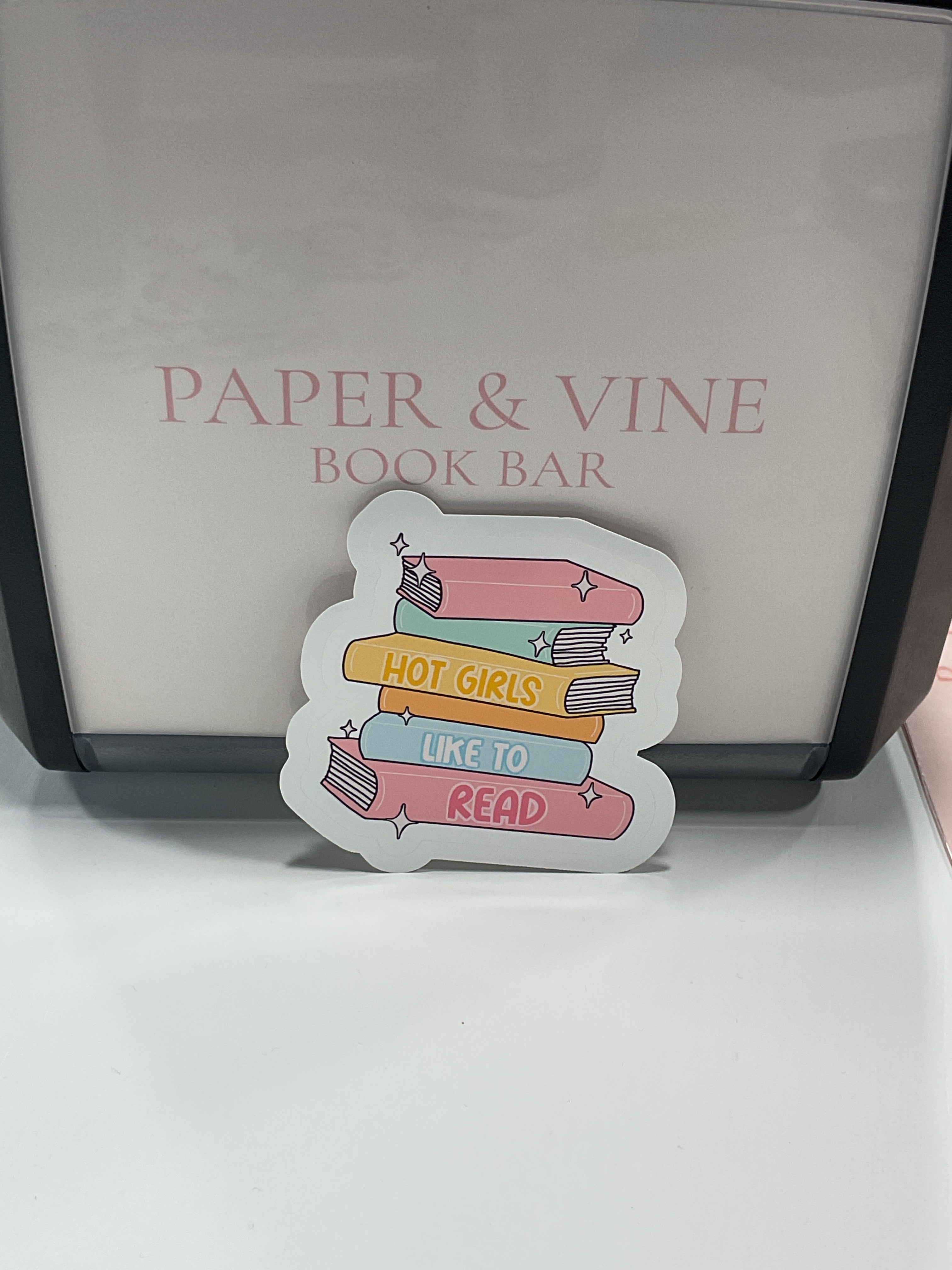 Hot Girls Like to Read Sticker