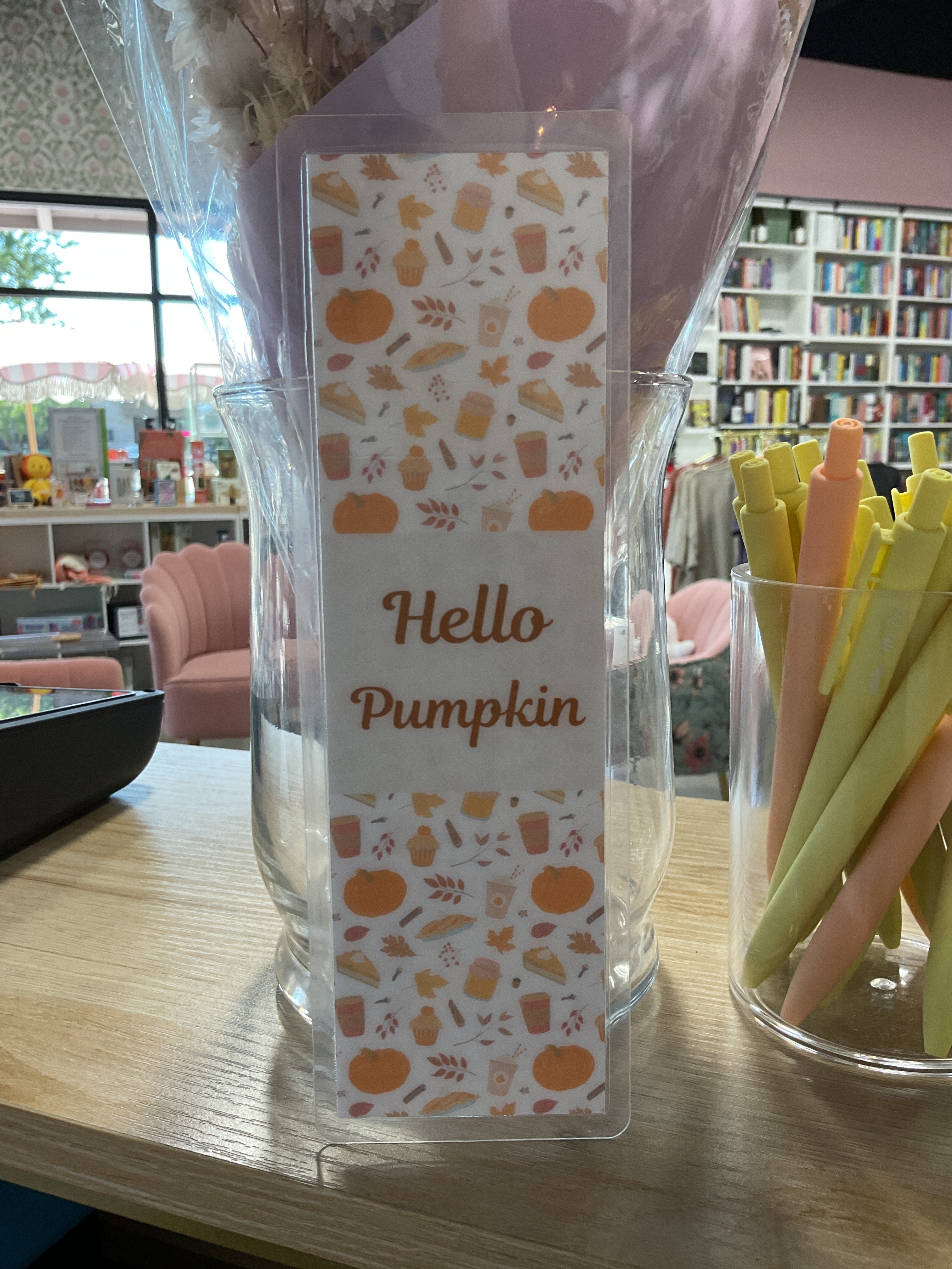 Hello Pumpkin Bookmark
