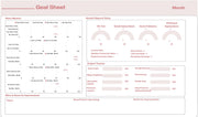 Goal Setting Dashboard -  Free Canva Template