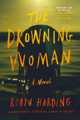 The Drowning Woman painting: dramatic moody scene of a woman in stormy sea, dark tones, evocative artwork.