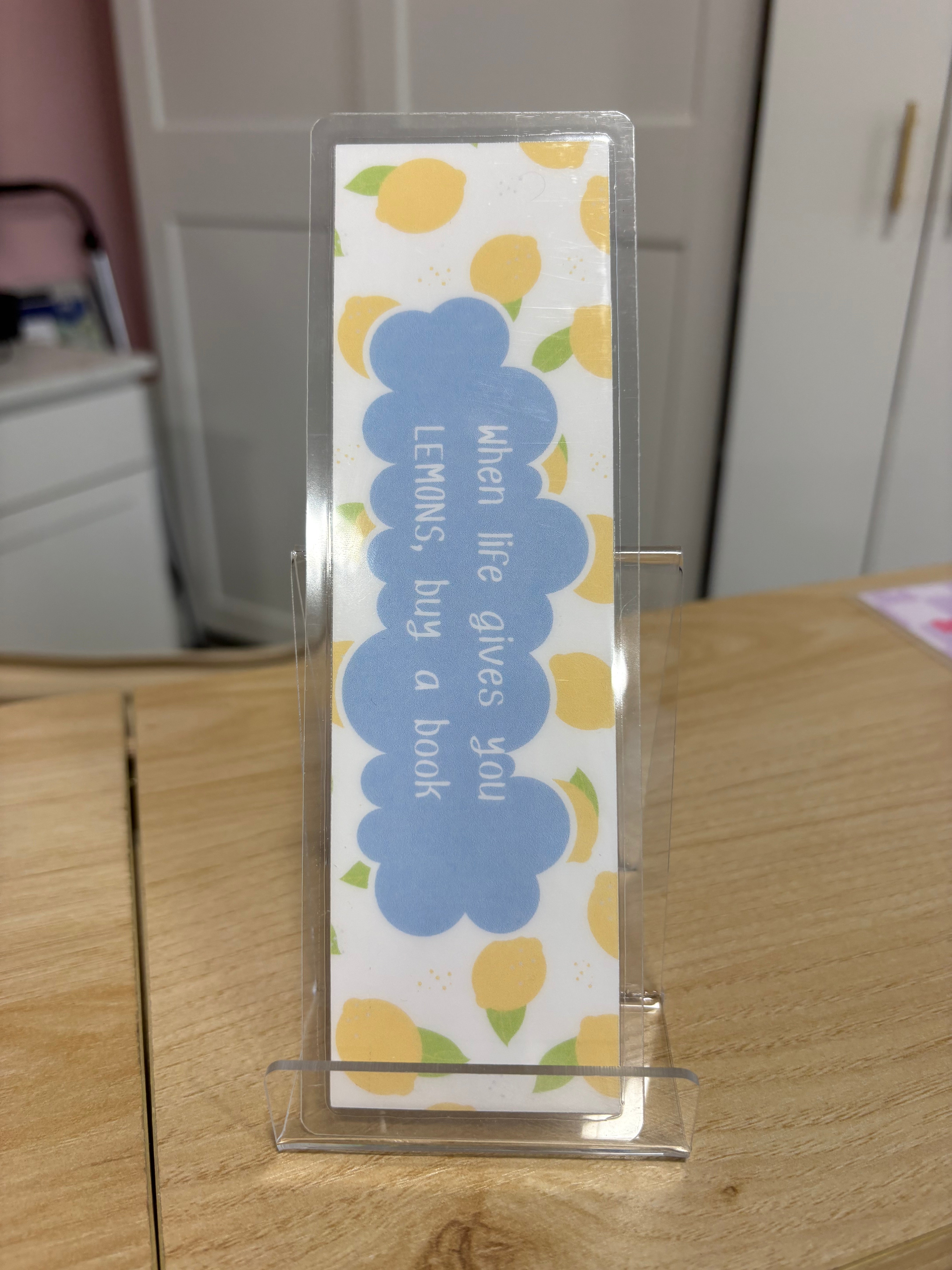 When Life Gives You Lemons, Buy A Book Bookmark