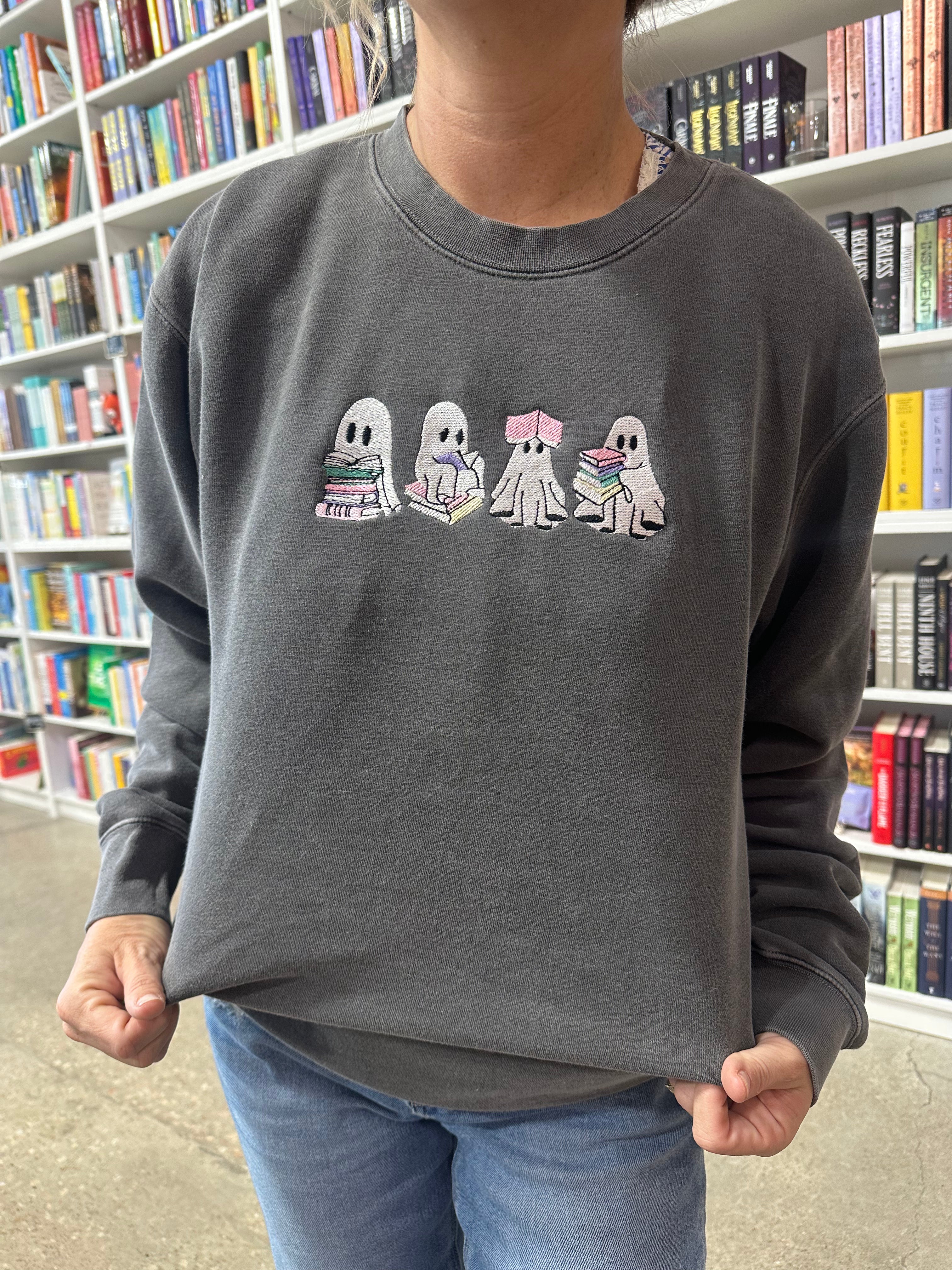 Ghost Book Sweatshirt