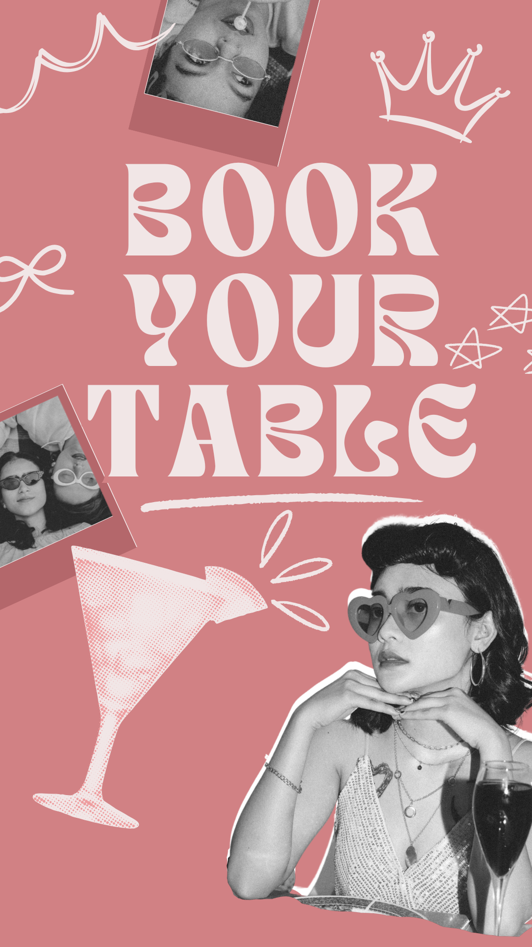 Elegant dining table set "Book your Table!" in walnut finish, 4-seater, modern design, perfect for small spaces