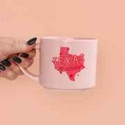 Texas Forever Western Ceramic Mug - Pink