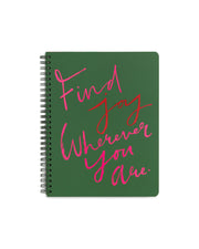 Rough Draft Mini Notebook Find Joy - compact pocket journal for jotting ideas and notes.
