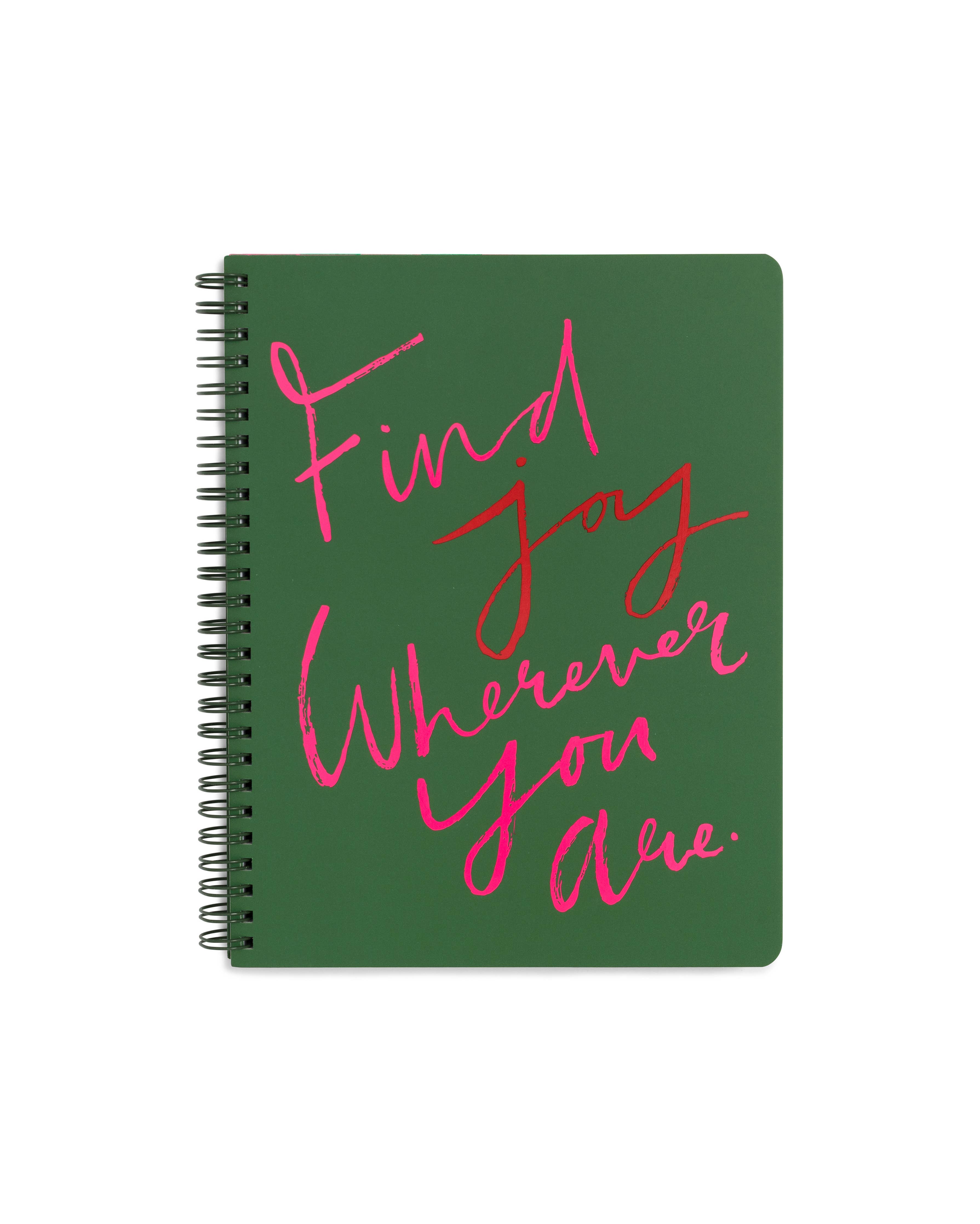 Rough Draft Mini Notebook Find Joy - compact pocket journal for jotting ideas and notes.