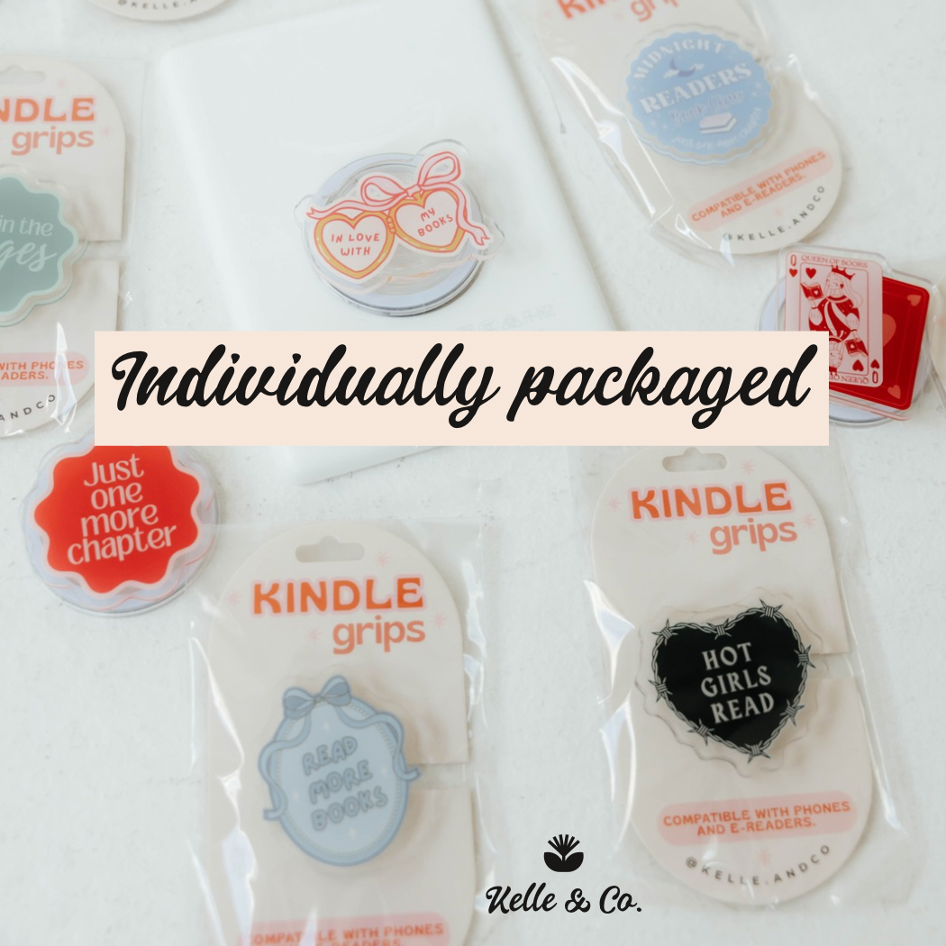 Kindle grips for avid readers, Reading Do Not Disturb, Make it Magsafe accessory in black silicone, ergonomic design