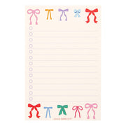 Coquette Bows To Do List Notepad