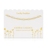 Charm Garden - Gold Paperclip Chain (18-20 in)