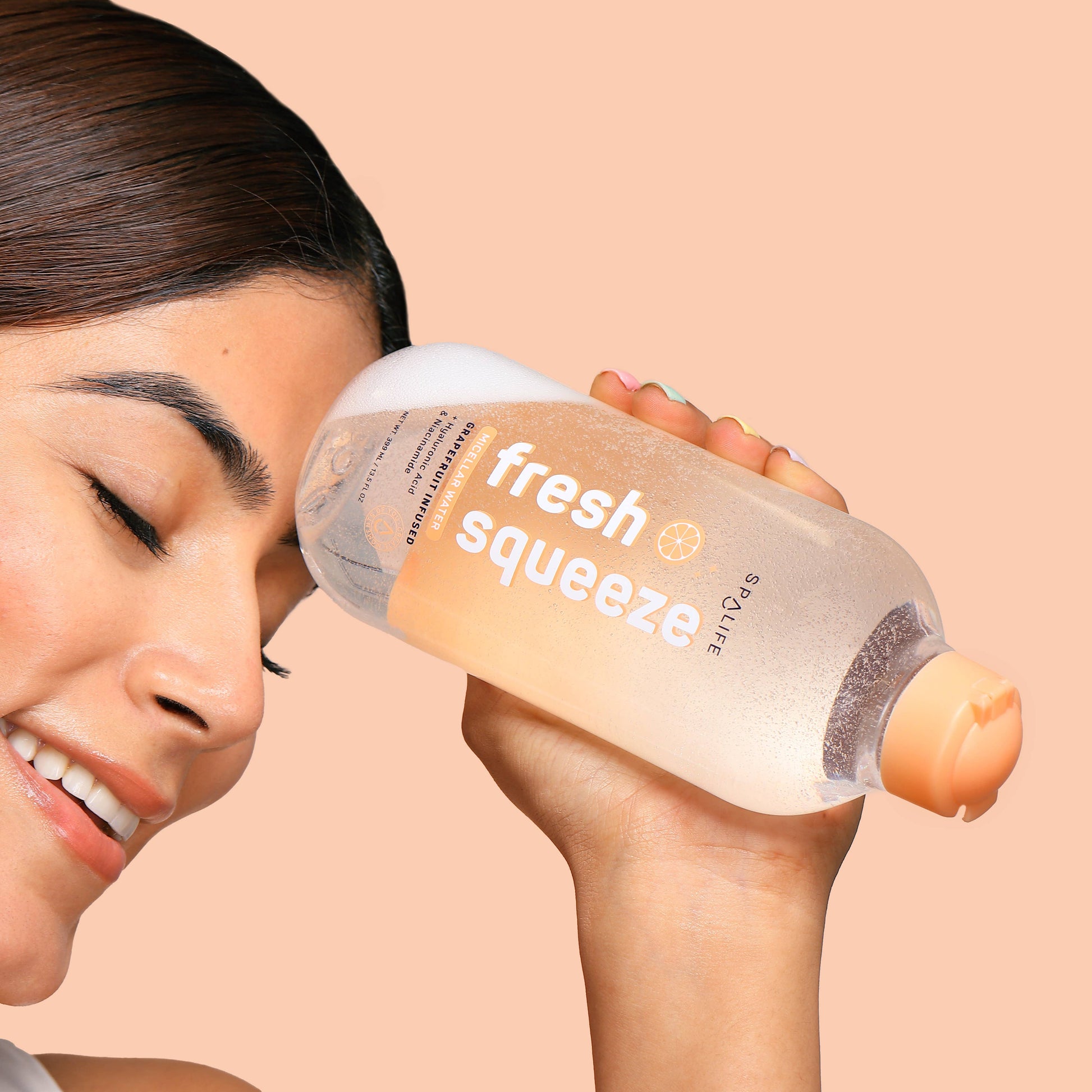 Buy now Fresh Squeeze Micellar Cleansing Water - Grapefruit infused, natural detoxifying facial cleanser, 200ml bottle