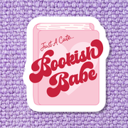 Just a Cute Bookish Babe Sticker