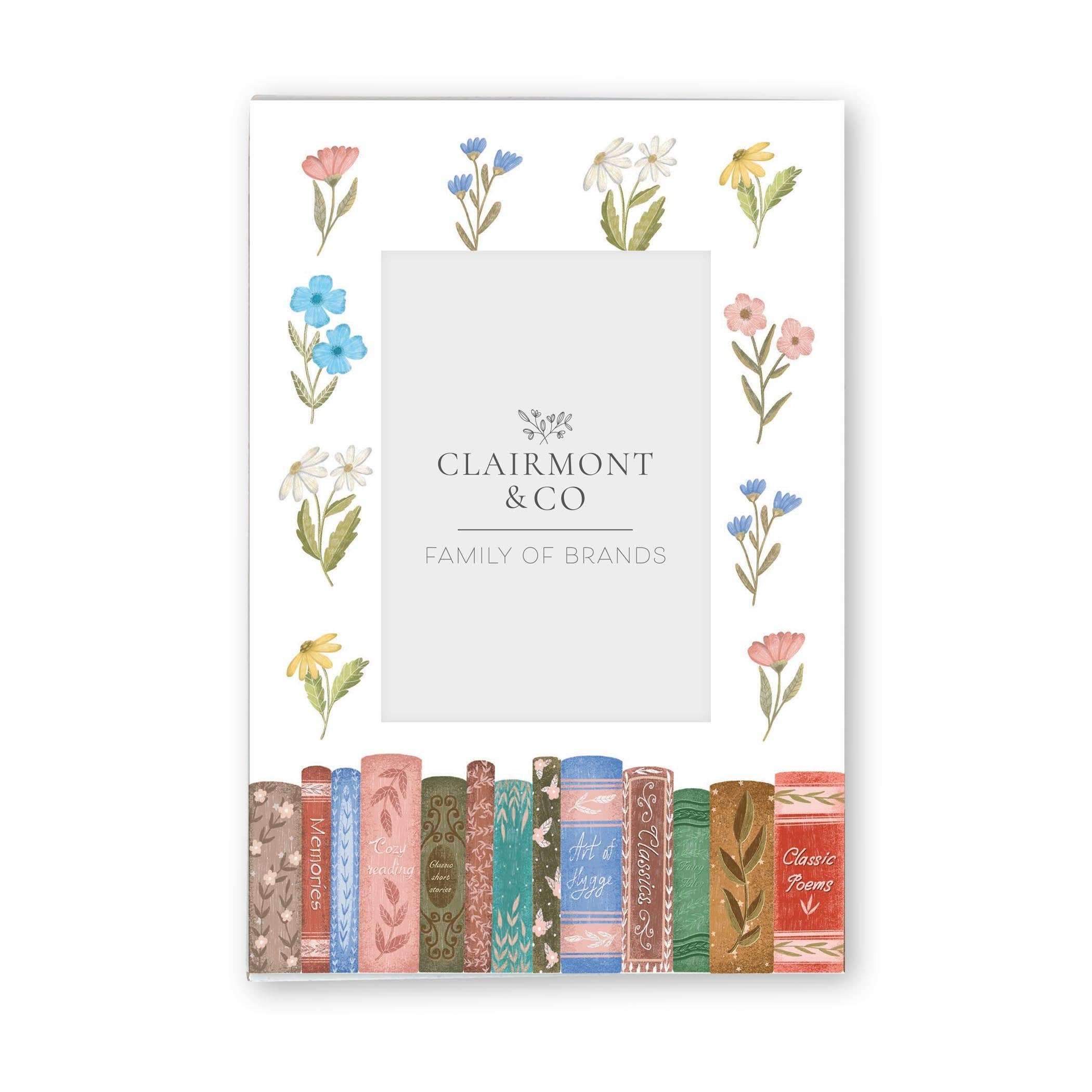 Mini Frame-Pretty Little Chapters Row of Books: White / Regular - Paper & Vine Book Bar