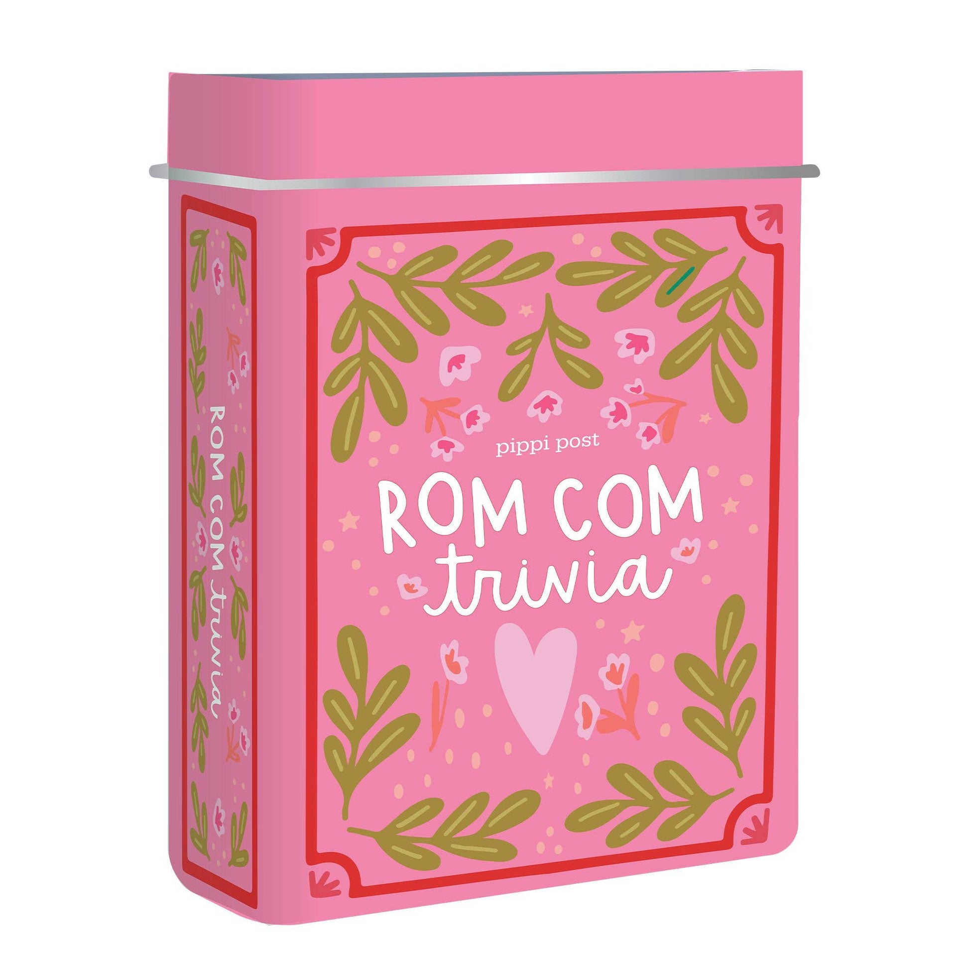 Buy Rom Com Trivia Game - Deck of Cards + Storage Tin, perfect for movie buffs, colorful design, compact size, gift idea