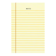 Yellow Notes 4x6 Notepad