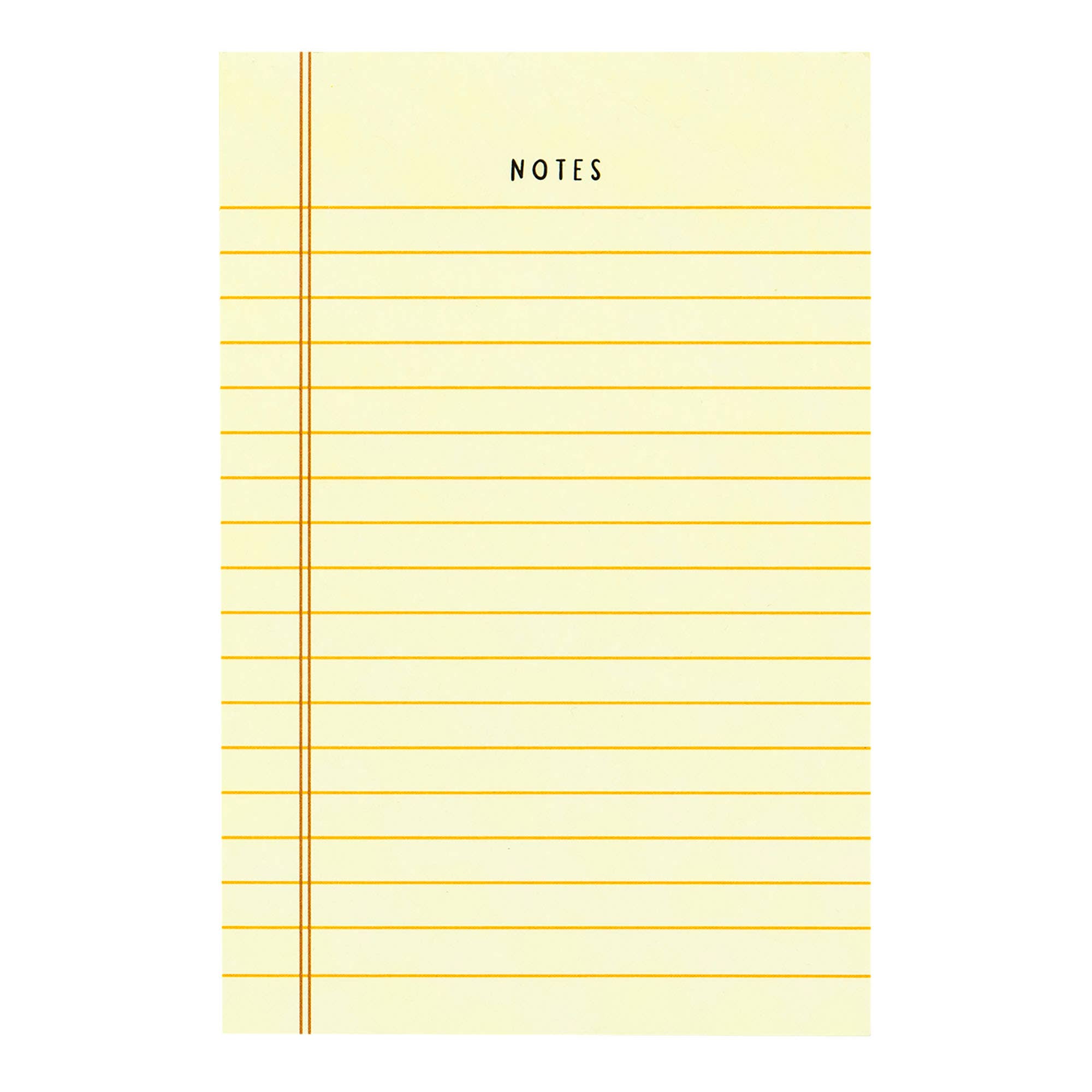 Yellow Notes 4x6 Notepad