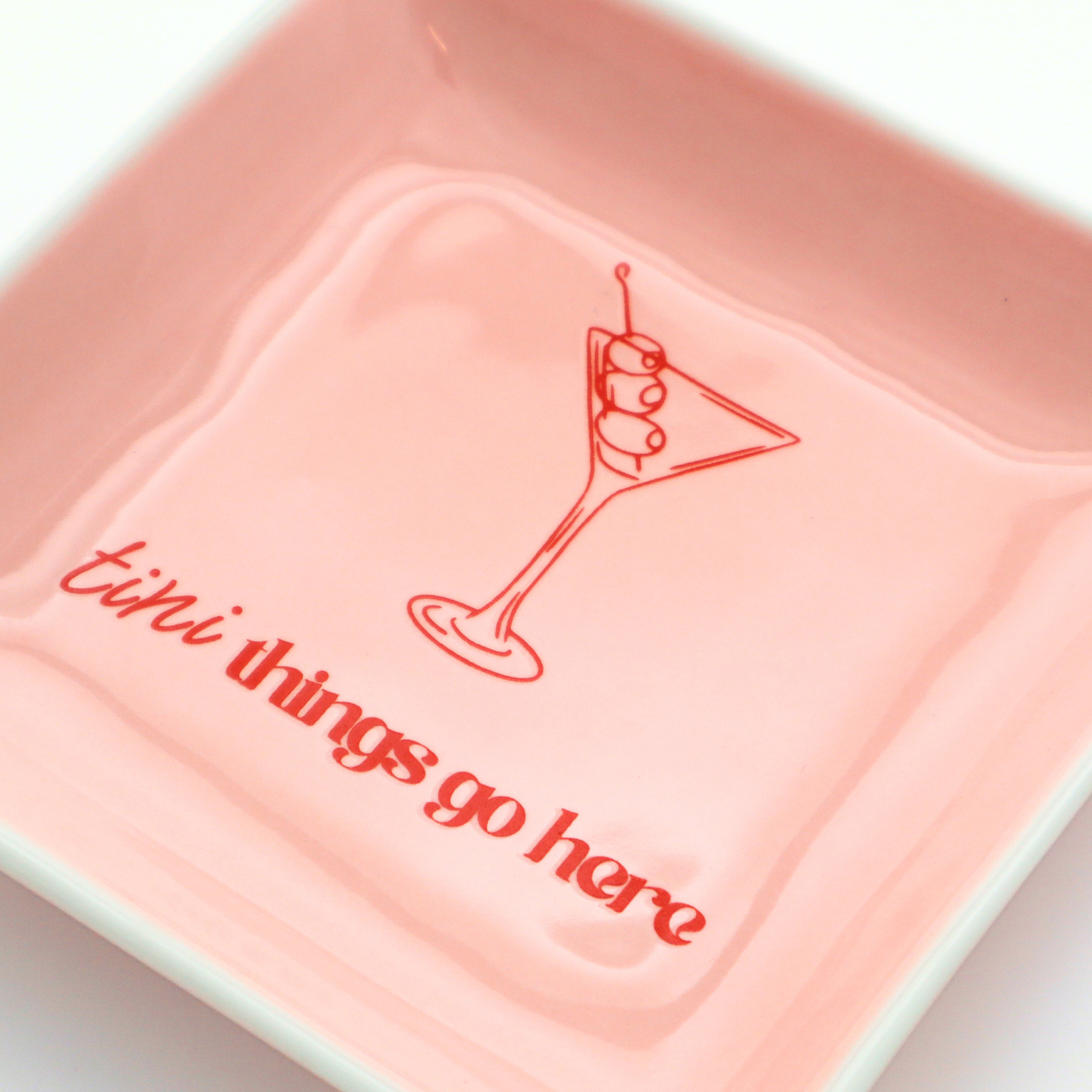 Square Trinket Tray Tini Things Go Here Properly Improper