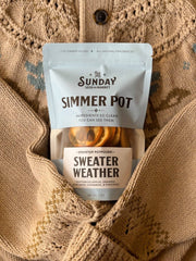 Sweater Weather Simmer Pot | Oranges Apples Pine