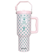Pickleball Social Club 38 Oz Tumbler with Handle Graduation: Light Pink