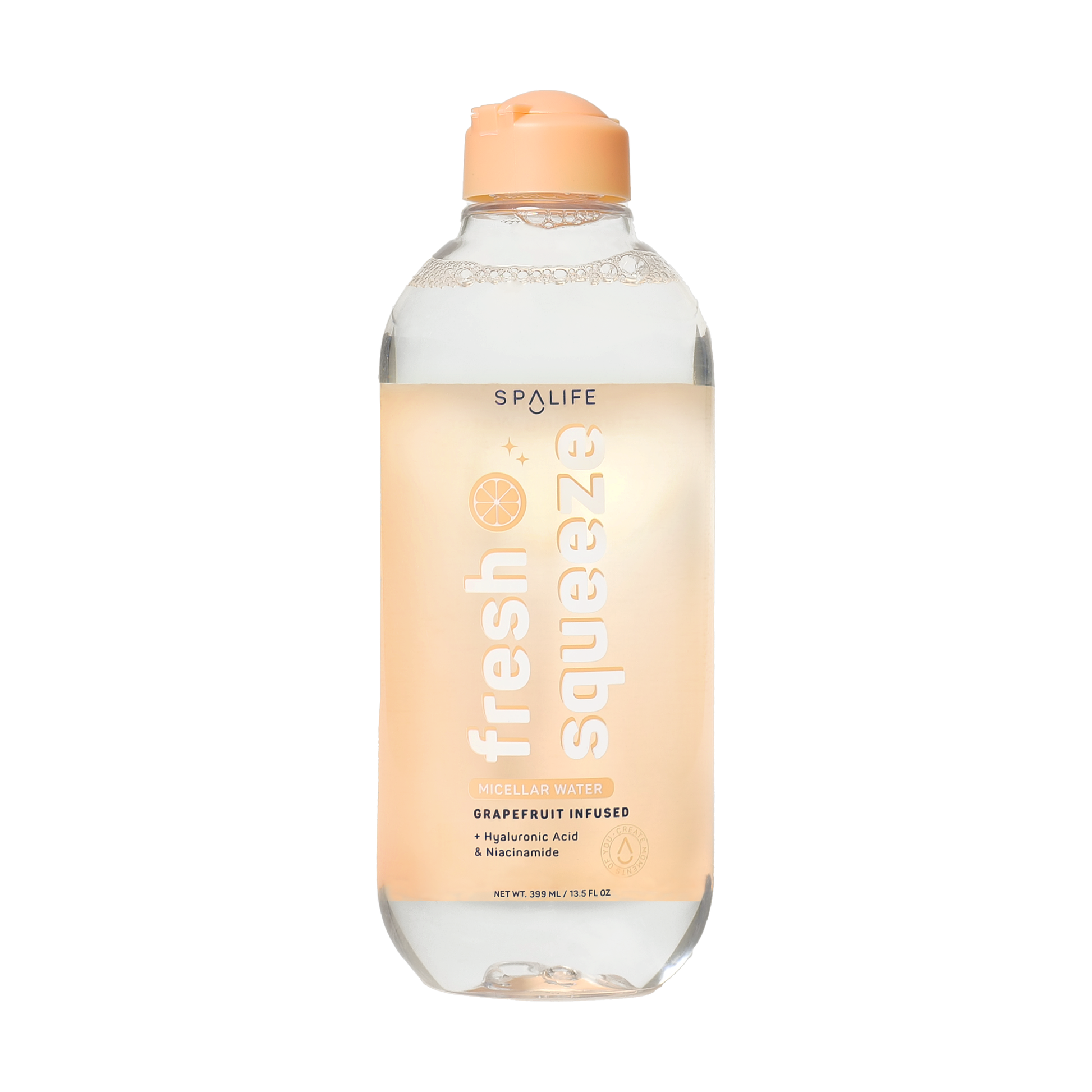 Buy now Fresh Squeeze Micellar Cleansing Water - Grapefruit infused, natural detoxifying facial cleanser, 200ml bottle