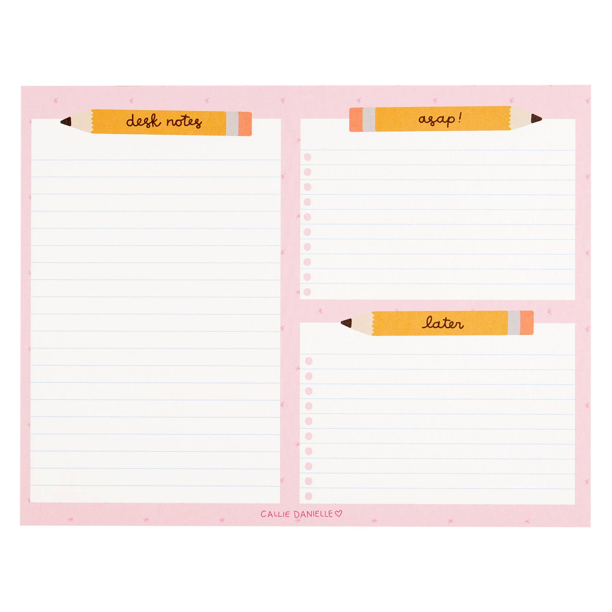 Pencil To-Do Desk Notepad